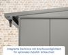 Hörmann Ecostar Metall Kaminholzregal Elegant Typ 2, graualuminium, 181 x 103 x 198 cm (T x B x H) Bild 5
