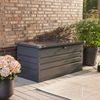 HOME DELUXE Metallaufbewahrungsbox MEGABOX XXL - 158 x 64 cm 600l Anthrazit Bild 2