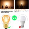 ZMH 6 Stück LED Glühbirne E27 Vintage Lampe - G45 Edison Retro Warmweiss Glühlampe 2700K 4W Warmweiß Filament Leuchtmittel Glas Birne Antike Energiesparlampe für Hotel Café Haus Bar Bild 2