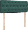 vidaXL Boxspringbett mit Matratze Dunkelgrün 120x200 cm Samt 3287719 Bild 5