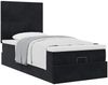 vidaXL Ottoman-Bett mit Matratzen Schwarz 80x200 cm Samt 3313363 Bild 5