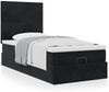 vidaXL Ottoman-Bett mit Matratzen Schwarz 80x200 cm Samt 3313363 Bild 4