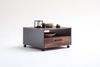 trendteam smart living 'Indy' Couchtisch mit Schubkasten auf Rollen, Old Used Wood Shabby / Grau, 70x70 cm Bild 5