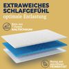 KNERST, Topper Matratzentopper - MADE IN GERMANY - 5cm - Kaltschaum, orthopädisch, 5 cm hoch, Kaltschaum (Polyurethan), 5 cm hoch, Kaltschaum für harte/mittelharte Matratze, Boxspringbett Bild 2