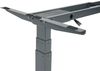 Gestell HWC-D40, variables Tischgestell für Eck-Schreibtisch, elektrisch höhenverstellbar Memory 45kg ~ anthrazit-grau Bild 4