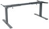 Gestell HWC-D40, variables Tischgestell für Eck-Schreibtisch, elektrisch höhenverstellbar Memory 45kg ~ anthrazit-grau Bild 2
