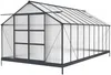 Vente-unique - IXORA Gewächshaus Plastik Grau - B 543 cm x H 157 cm x L 303 cm Bild 3