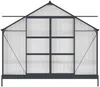 Vente-unique - IXORA Gewächshaus Plastik Grau - B 543 cm x H 157 cm x L 303 cm Bild 4
