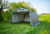 ShelterLogic Folien Zeltgarage Gerätehaus | Grau | Bild 5