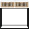 vidaXL Konsolentisch Weiß 80x30x75 cm Holzwerkstoff und Eisen 352103 Bild 4