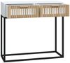vidaXL Konsolentisch Weiß 80x30x75 cm Holzwerkstoff und Eisen 352103 Bild 5