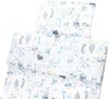 TupTam Kinderbettdecke-Set, Ganzjahresdecke, 2tlg., 1x Bettdecke, 1x Flachkissen, Meerestiere Blau, 135x100 cm Bild 4