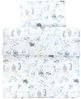 TupTam Kinderbettdecke-Set, Ganzjahresdecke, 2tlg., 1x Bettdecke, 1x Flachkissen, Meerestiere Blau, 135x100 cm Bild 3