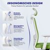 Adormii Bürostuhl Bürostuhl Ergonomisch, schreibtischstuhl mit Metallfuß, stabil (Ergonomischer bürostuhl mit verstellbaren Armlehnen, büro stuhl bis zu 135° neigbar, ergonomic office chair mit höhenverstellbarer, atmungsaktiv und komfortabel, bürostuh... Bild 2
