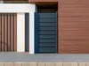 Vente-unique - PRIMO Side gate Metall Grau - B 4,6 cm x H 178 cm x L 100 cm Bild 1