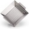 Blumtal Grillschale Grillkorb aus 100% Edelstahl, Edelstahl, (Grillzubehör, 1-St), perfekt für Grillgemüse, Grillschale geeignet für alle Grillarten Bild 5