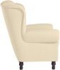 Ohrenbackensessel Katreen Bezug Flachgewebe Buche nussbaum dunkel / beige 22801 Bild 3
