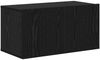 vidaXL Wand-TV-Schrank 4 pcs Schwarz Eichen-Optik Holzwerkstoff 3393466 Bild 5