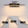 MUPOO LED Wandleuchte LED Wandlampe, Wandbeleuchtung 360° Drehbare Wandlicht Leseleuchte, 30/40/50 cm,LED fest integriert,für Wohnzimmer Schlafzimmer Bild 3