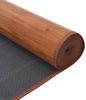 vidaXL Teppich Rechteckig Braun 70x300 cm Bambus 376878 Bild 5
