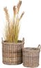 House Nordic Körbe, Kubu Rattan, natur, 2er Set Bild 2
