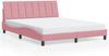 vidaXL Bettgestell ohne Matratze "Hanko" Rosa 160x200 cm Samt 3207860 Bild 2
