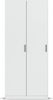 rauch Allrounder, Garderobenschrank, Mehrzweckschrank, 2-türig, mit 4 Einlegeböden, Farbe Weiß, BxHxT 91x210x41cm Bild 2