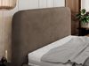 Bett mit Stauraum Polsterbett BENEA CLASSIC, Doppelbett mit Lattenrost Gepolstertes Kopfteil Gasdruckfeder Schlafzimmerbett - 180 x 200 cm - Braun Velvet Bild 4