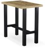 DUBI Möbel Bartisch LOTTE, schweres 4-Fuß oder X-Gestell, Metallgestell, Holztischplatte aus MDF Bild 3