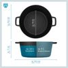 Dutch Oven CI 350, Ø 26 cm, 2-in-1 Brat- und Kochtopf, Gusseisen, 5QT, 4,7 Liter Bild 4