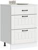 vidaXL Küchen-Unterschrank Lucca Weiß Holzwerkstoff 854269 Bild 1