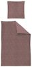 Irisette Mink Flausch Cotton Bettwäsche 155x220 uni Melange aubergine 8835-70 Bild 4