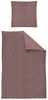 Irisette Mink Flausch Cotton Bettwäsche 155x220 uni Melange aubergine 8835-70 Bild 5