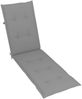 vidaXL '314174' Liegestuhl-Auflage, Oxford-Gewebe, grau (75+105) x 50 x 3 cm Bild 3