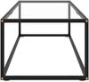 vidaXL Couchtisch Schwarz mit Hartglas 120x60x35 cm 322883 Bild 3