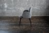 KAWOLA Stuhl DEON Esszimmerstuhl Velvet grau 84 x 62 x 59 cm Bild 4