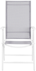 Gartentisch Set CATANIA Metall 160x91x71 cm Grau Bild 5