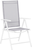 Gartentisch Set CATANIA Metall 160x91x71 cm Grau Bild 4