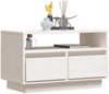 vidaXL TV-Schrank Weiß 60x35x37 cm Massivholz Kiefer 813426 Bild 4