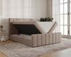 MOEBLO Boxbett BETT 01 BIS (Bonell, Topper, modernes Velours-Design mit Steppung & Stauraum, Doppelbett gepolstertes Kopfteil mit Bettkasten, aus Samt, Polsterbett Kontinentalbett, dekorativem Kopfteil, aus Samt), - (BxHxT):144/164/184 x 113 x 223 cm Bild 3