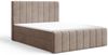 MOEBLO Boxbett BETT 01 BIS (Bonell, Topper, modernes Velours-Design mit Steppung & Stauraum, Doppelbett gepolstertes Kopfteil mit Bettkasten, aus Samt, Polsterbett Kontinentalbett, dekorativem Kopfteil, aus Samt), - (BxHxT):144/164/184 x 113 x 223 cm Bild 4