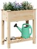 vidaXL Garten-Pflanzgefäß mit Regal Beige 71 x 37 x 76,5 cm 42006579 Bild 3