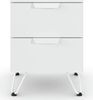 rauch Aditio Box, Nachttisch, 2 Schubladen, mit Hairpin-Fuß, mit Softclose-Funktion, Farbe Weiß, BxHxT 40x53x43cm Bild 2