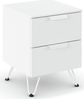 rauch Aditio Box, Nachttisch, 2 Schubladen, mit Hairpin-Fuß, mit Softclose-Funktion, Farbe Weiß, BxHxT 40x53x43cm Bild 3