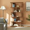 Bücherregal Gäljami 180x100x35 cm Walnussoptik [en. casa] Bild 2