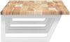 vidaXL Waschbeckenregal Wandmontage Stahl und Akazienholz 3302790 Bild 5