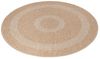 SIMPEX24 Outdoorteppich Vintage Design, Rund, Höhe: 5 mm, Runder Teppich Vintage Design Naturfarben für Terrassen Küchen Balkon Bild 4