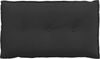 vidaXL Rückenkissen Schwarz 80 x 50 cm Mikrofaserstoff 42014733 Bild 5