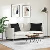 vidaXL Sofakissen 2 pcs Schwarz 70 x 50 cm Stoff 42013741 Bild 4