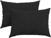 vidaXL Sofakissen 2 pcs Schwarz 70 x 50 cm Stoff 42013741 Bild 2